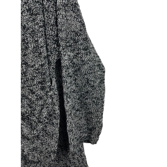 Chelsea Studio Gray Heathered Deep V-neck Wrap Front Tunic Sweater 2x - Picture 3 of 11